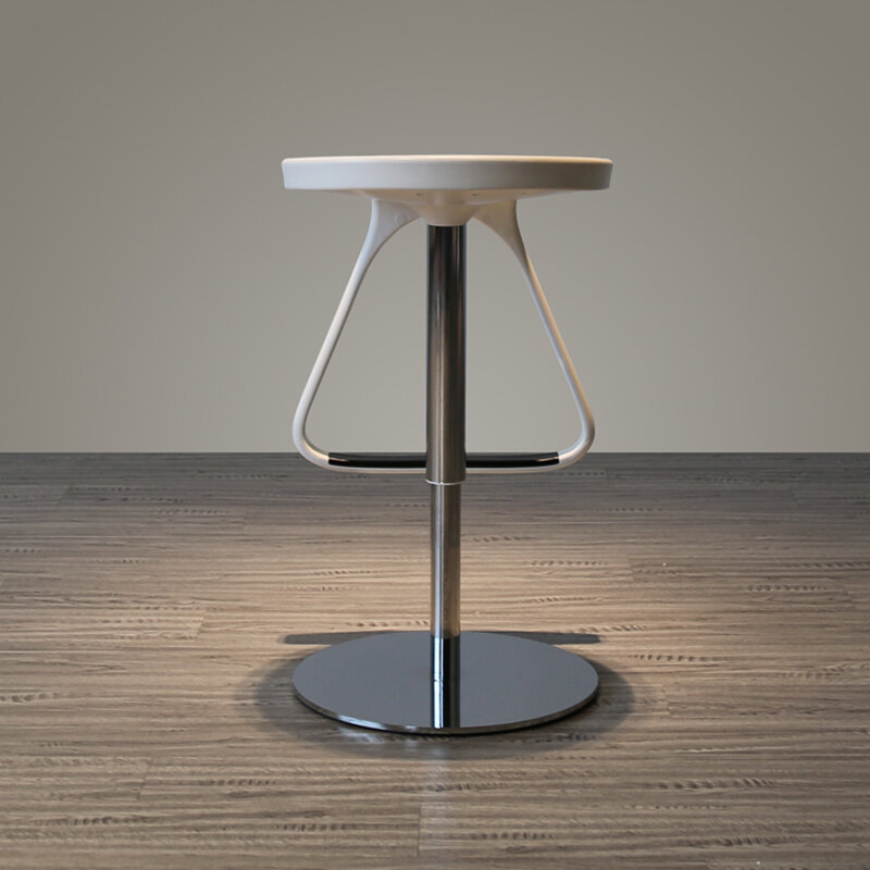 Nordic krzesło barowe podnoszenie obrót stóp poszycie stołki barowe trójkątne wysokie krzesło żelaza Art blat kuchenny stołek krzesło do jadalni