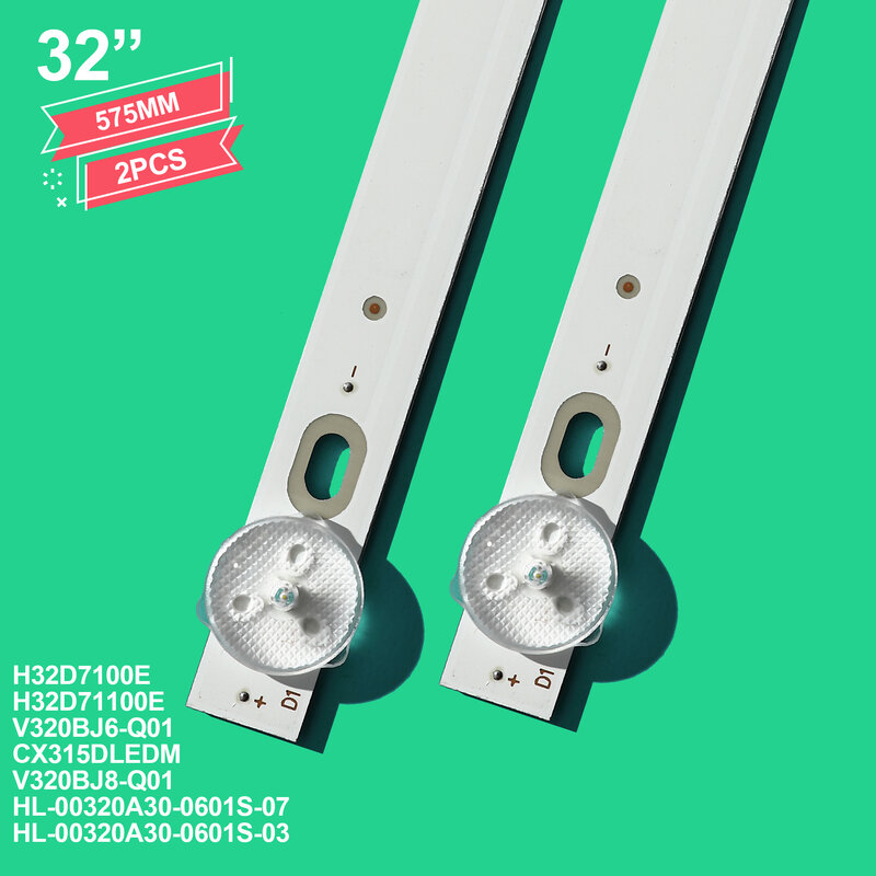 Led Backlight Strips Voor H32D7100E H32D71100E V320BJ6-Q01 CX315DLEDM V320BJ8-Q01 HL-00320A30-0601S-07 A1 HL-00320A30-0601S-03 A1