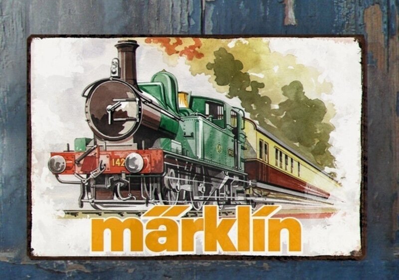 Marklin – affiche murale en métal, affiche, jouet, Train, cadeau, Art (visitez notre magasin, plus de produits!!)
