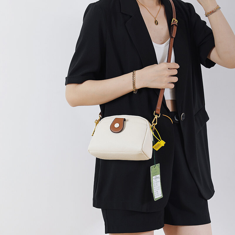Frauen Schulter Taschen Geldbörsen und Handtaschen Luxus Designer 2022 Mode Crossbody-tasche für Frau Solide Zipper Leder Mini Tasche