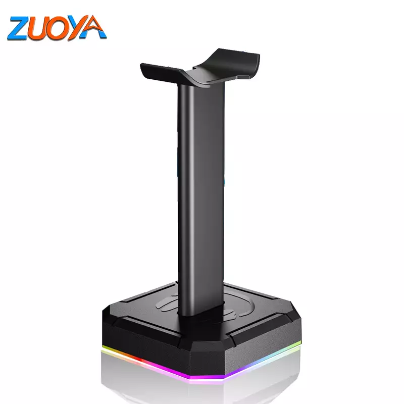 ZUOYA RGB Headset Stand für Gamer Gaming Headset Halter Haken Gaming Kopfhörer Zubehör PC Zubehör Schreibtisch