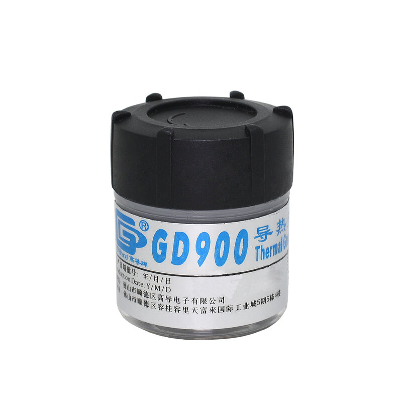Gd900 1/7/15/30g pasta térmica condutora térmica da graxa do silicone gd900 para o refrigerador refrigerando do emplastro do dissipador de calor dos processadores da cpu