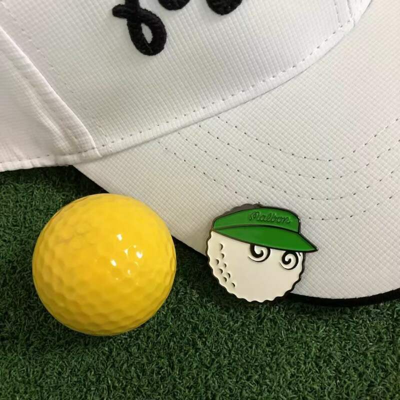 علامة الكرة علامة الكرة علامة خطاطيف قبعة الغولف مع الملحقات القياسية المغناطيس مروحة
