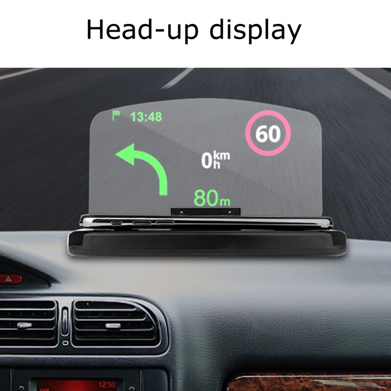 Car Head-Up Display Mobile Phone stand Car Navigation Projector Head-Up Display Qi Wireless Charger Car Bracket