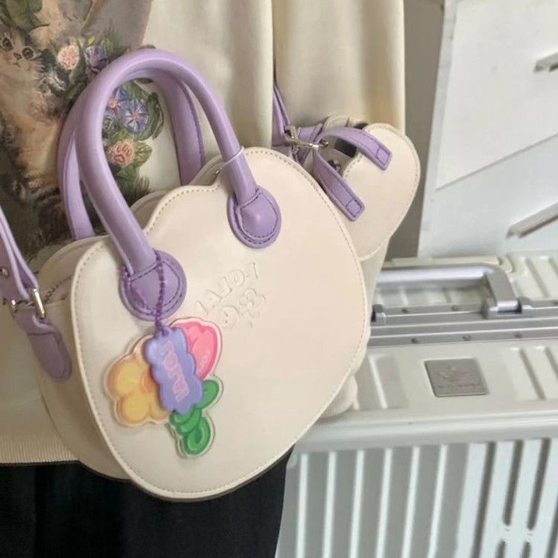 Xiuya Kawaii летняя сумка через плечо для женщин, корейские милые сумочки, студенвечерние 2022, модный крем, кошелек для монет, Bolso Mujer
