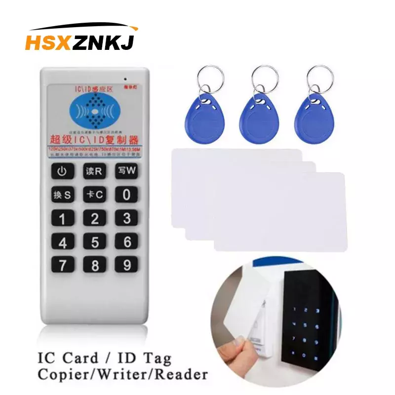 Copieur portatif 125Khz-13.56MHZ, lecteur et graveur de cartes RFID NFC IC et 125KHZ 13.56MHZ