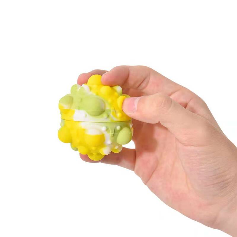 Squishy stress reliever bola fidget silicone anti-stress brinquedos empurrar bolha para crianças adulto crianças à prova dwaterproof água presentes engraçados