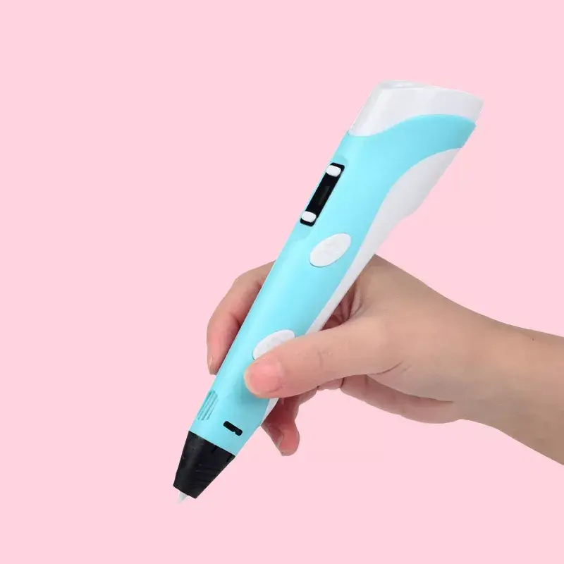 3D długopis 3D DIY pióro do rysowania z ekranem LCD kompatybilny PLA Filament zabawki bezpieczne 3D długopis dla dzieci dzieci boże narodzenie prezent urodzinowy