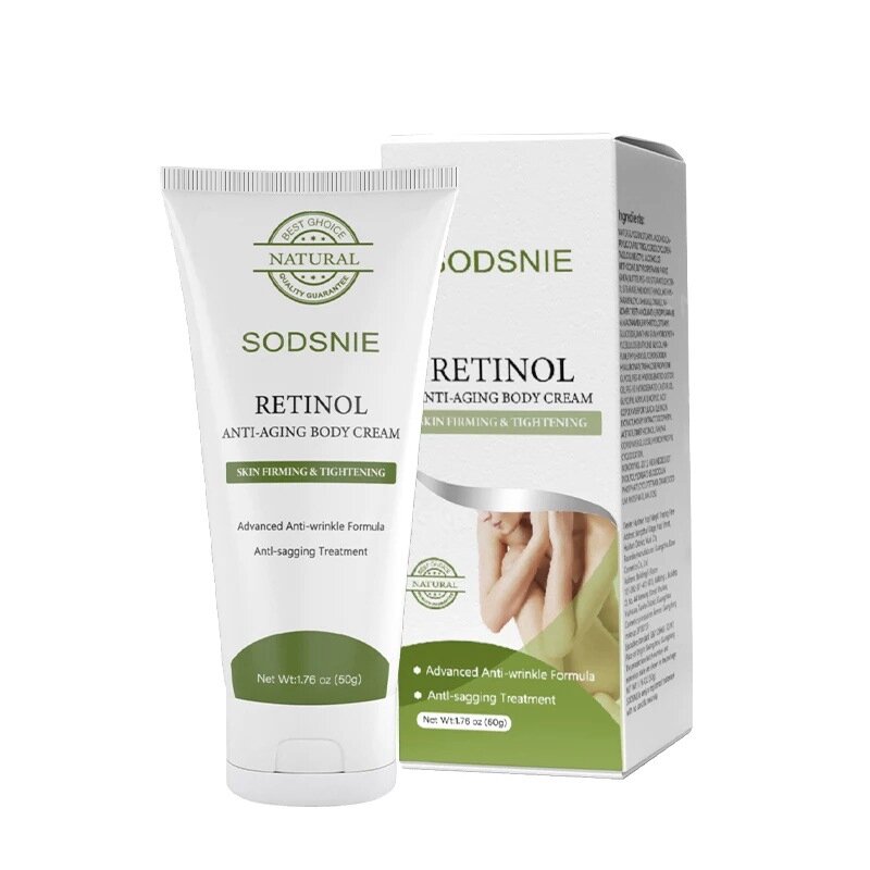 Retinol Anti-Wrinkle Anti-Aging Body Cream Smooth Fine Line Firming Lifting Moisturizer Brighten Hyalur นวด Skin Care โลชั่น