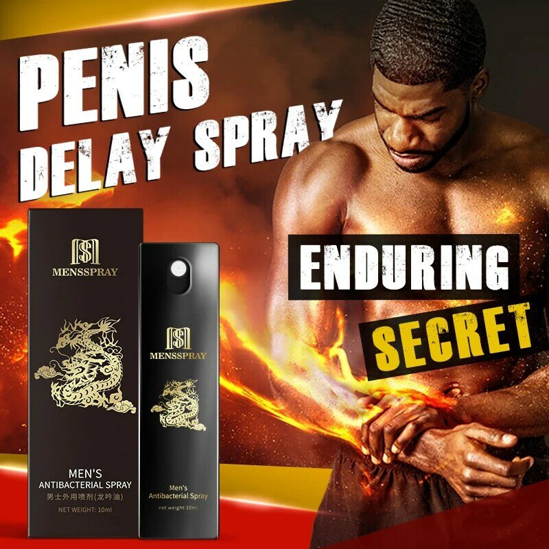 Mensspray-espray antibacteriano para hombres, mejora el pene, lucha contra el sexo, 60 minutos de duración, retraso sexual, eyaculación