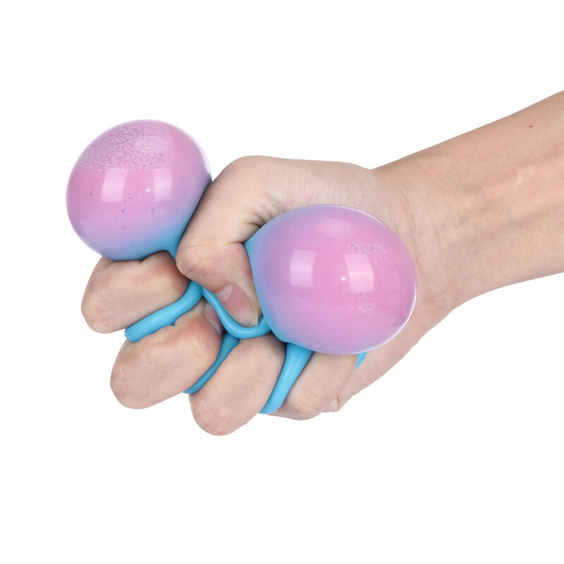 Anti-stress pressão needoh bola alívio do estresse mudança cor squeeze bolas de dna para crianças adultos mão brinquedo fidget squishy stressball