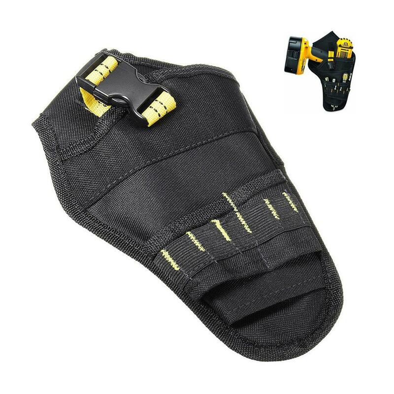Portable Heavy Duty Drill Holster Electrician Tool Bag Drill Chuck Belt Storage Pocket For Cordless Drill Professional Tool Bag