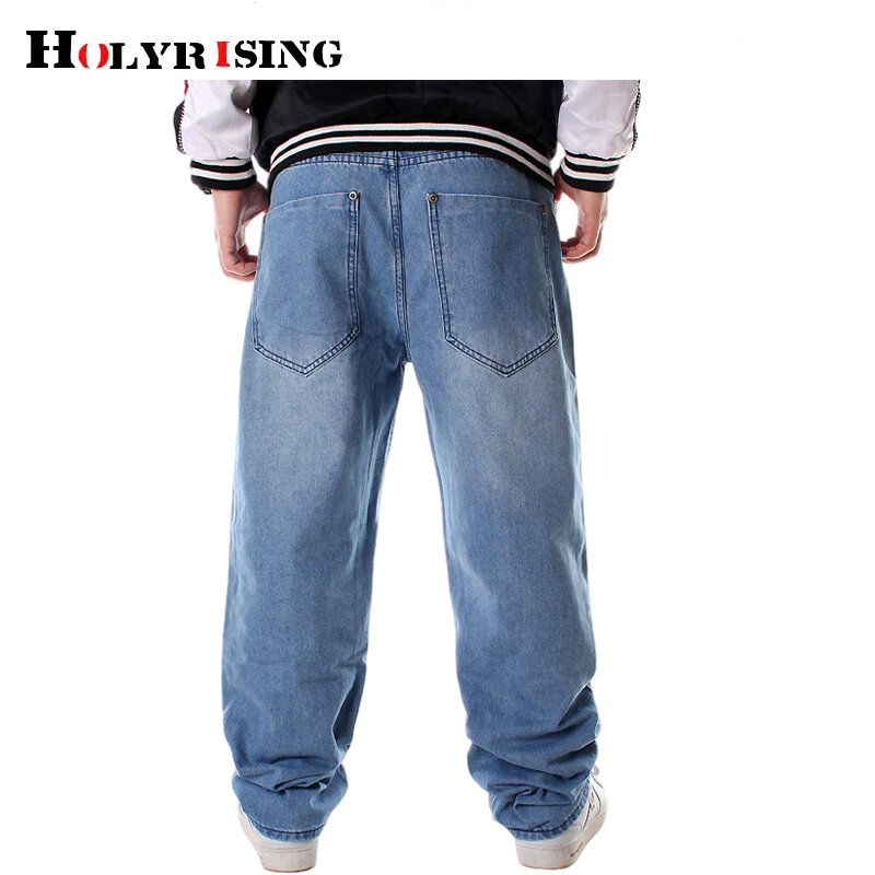 Mens denim selvedge jeans solto casual mans jean tamanho 40-bolsos 46 para dançar skate streetwear 맨투맨 남성 designer NZ049