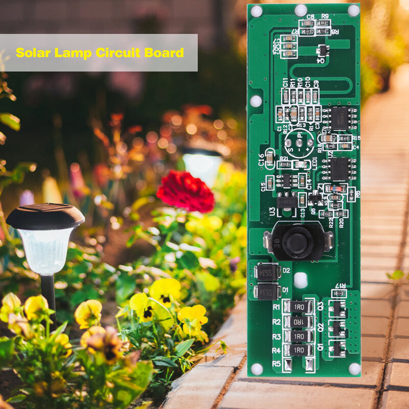 DIY Kits Solar Lamp Sensor Lithium Battery Charger Circuit Board Controller Practical Necessary Household Solar Lamp Gadgets
