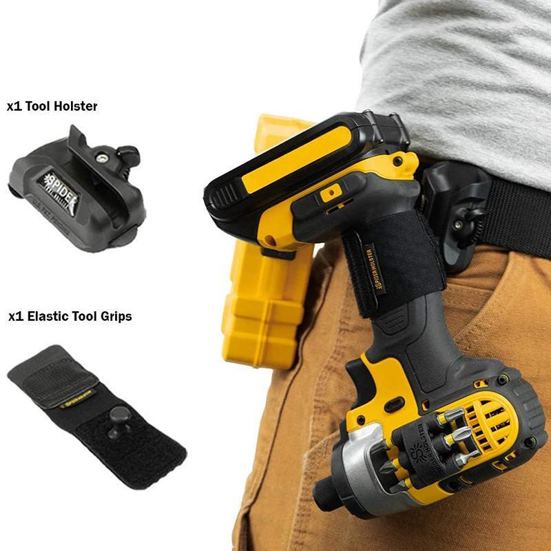 Mintiml Tool Holster 1Pc Multi-functional Electric Drill Portable Waist Tool Buckle For Wrench Hammer Screw Outdoor Travel Clip
