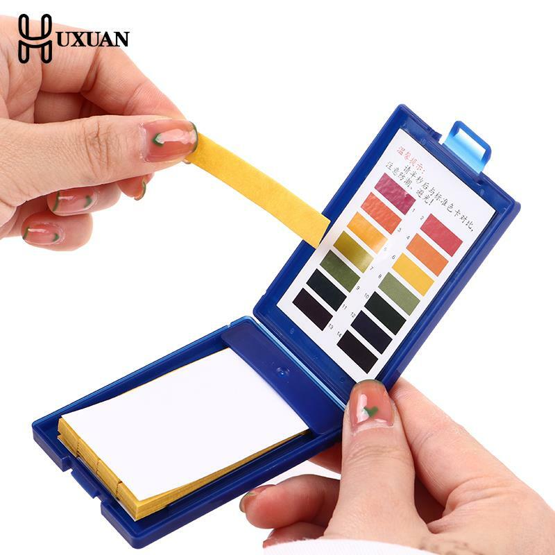 80 Sheets PH Indicator Test 1-14 PH Litmus Paper Ph Test Strips Water Cosmetics Soil Acidity Test Strips Card