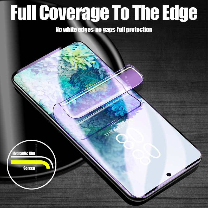 Protecteur d'écran en Hydrogel, 4 pièces, pour Samsung Galaxy S10 S20 S9 S8 S21 S22 Plus Ultra FE Note 20 8 9 10 Plus