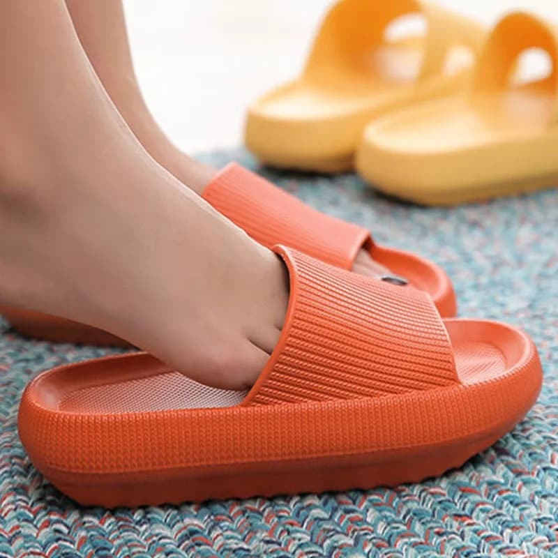 Summer Women's Flip-Flops Sandals For Women Shoes Cartoon Thick Platform Floor Slides Ladies House Non-Slip Soft  Indoor Shoes