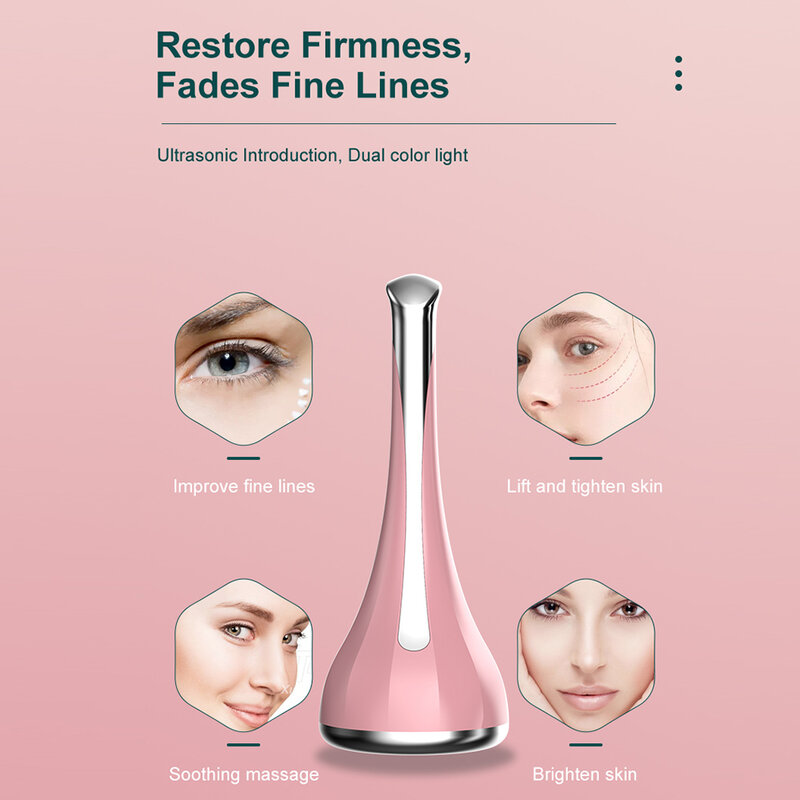 Face Lift อุปกรณ์ Skin Care เครื่องมือ Microcurrent Rejuvenation Facial นวด RF ไฟ Therapy Anti Aging Wrinkle Magnetic Force