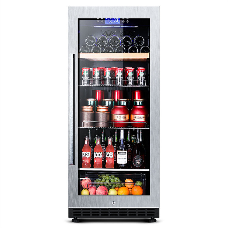 Wine and Beverage Coolers cooler dual zone refrigerator beer bar fridge compressor wine cellar