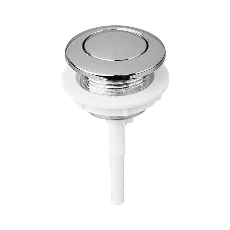 Bagno wc pulsante singolo pulsante di scarico serbatoio di acqua rotonda aste valvola pulsante risparmio per accessori bagno cisterna