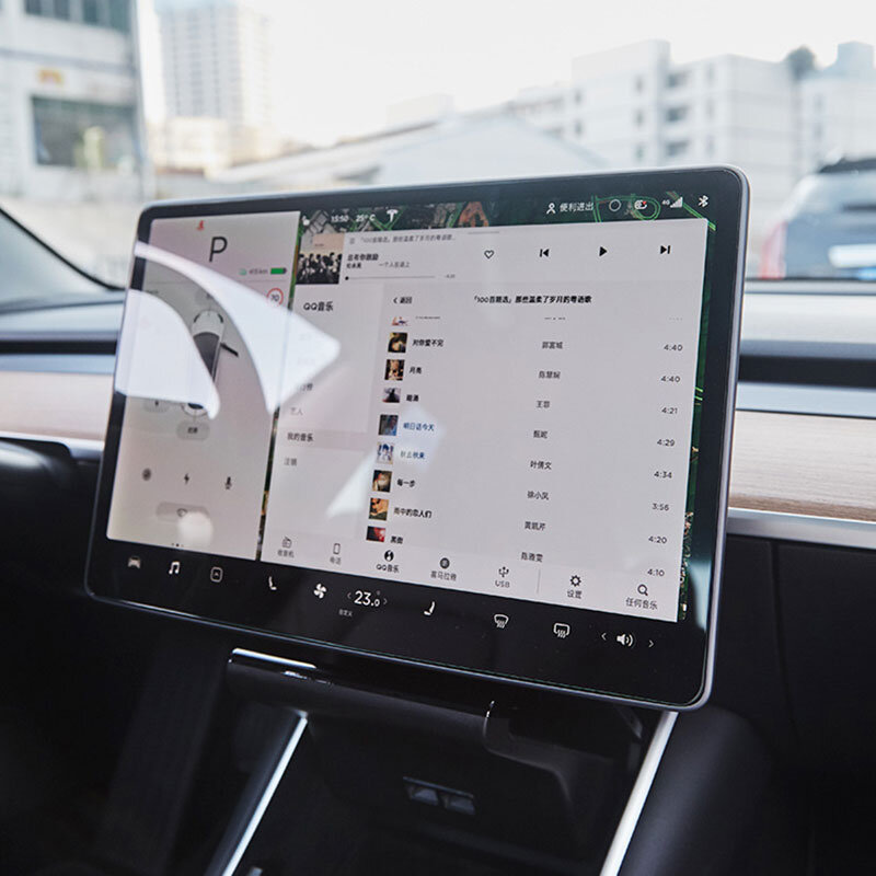 New Tempered Glass Cho Tesla Mô Hình 3 Y X S Phụ Kiện Điều Khiển Trung Tâm Màn Hình Cảm Ứng Car Navigation Màn Hình Cảm Ứng Bảo Vệ Phim