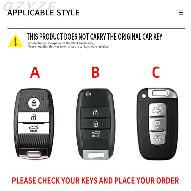 Car Key Case Holder Cover For Kia Sportage Ceed Sorento Cerato Forte KX3 K5 2017 2018 2019 2020 Remote Fob Key Accessories