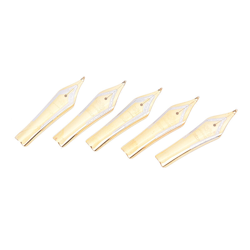 1pc Replacement Diy Gold Silver X450 Curved Tip Simple Fountain Pen Nib Metal Stainless Steel For Jinhao