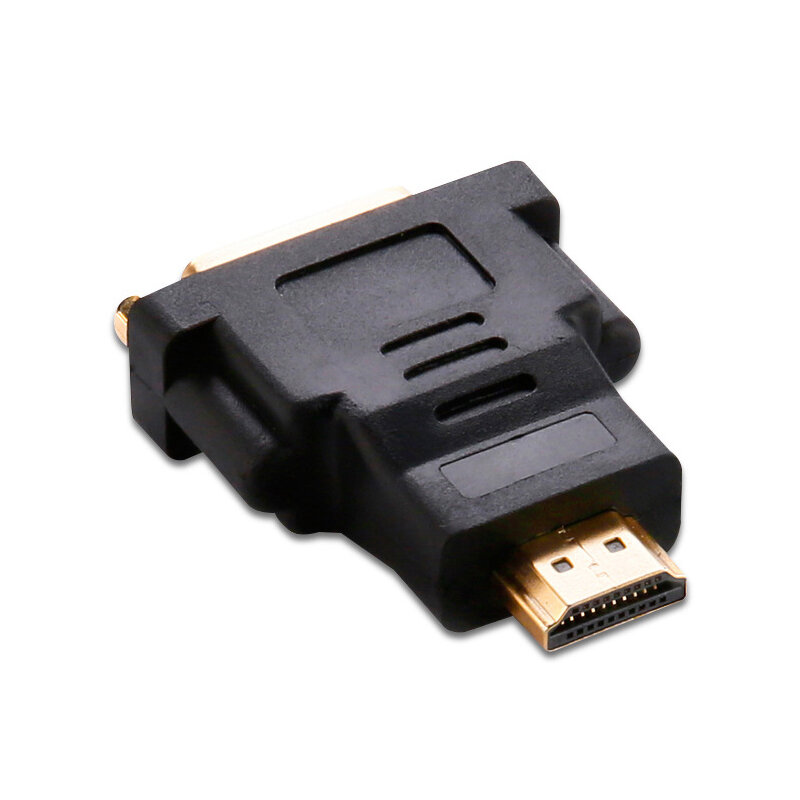 Adaptador convertidor macho Compatible con HDMI, 10 piezas, 24 + 5 DVI hembra a HDMI, Compatible con 1080P