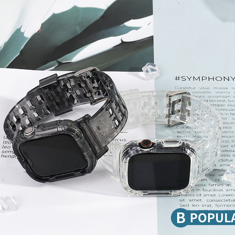 Bracelet en Silicone pour apple Watch, 44mm 42mm 40mm 38mm, accessoires respirants, sport, iWatch 7se6543 45mm 41mm
