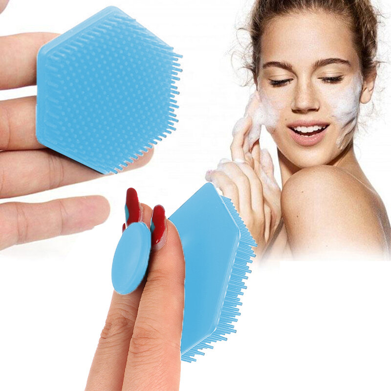 Men Facial Cleansing Scrubber Silicone Miniature Face Deep Clean Shave Massage Face Scrub Brush Beauty Shower Skin Care Tool