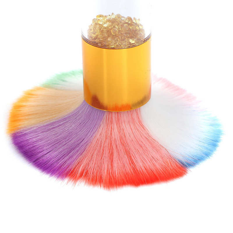 Brush Ergonomic Nail Dust Brush Portable Soft Hair for Nail Salon for Home