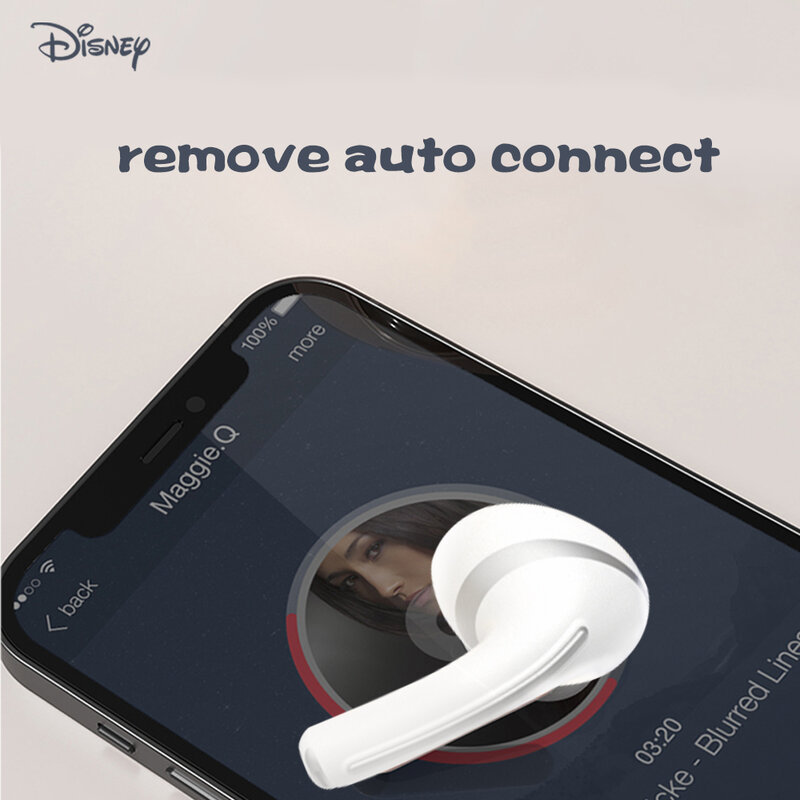 Disney Hoofdtelefoon LK01 Bluetooth 5.0 Oortelefoon Touch Control Hifi Stereo Bass Sport Draadloze Oordopjes Voor Ios Android