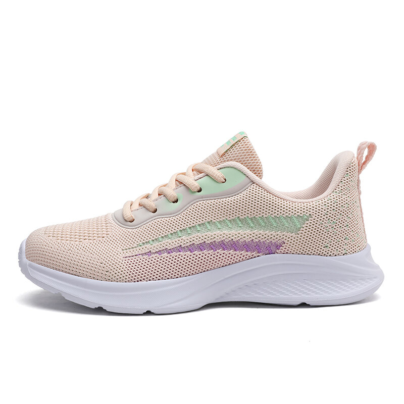 New Running Shoes Women's Shoes Breathable Sneakers Brand Light Casual Sports Shoes 2022 Outdoor Light Lace Fitness Shoes FUS623