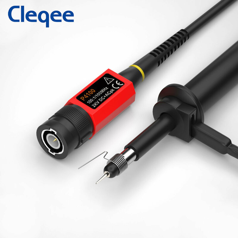 Cleqee-高電圧オシロスコープ100:1,2kv,100mhz,100x,調整可能な減衰を備えた安全bncコネクタ