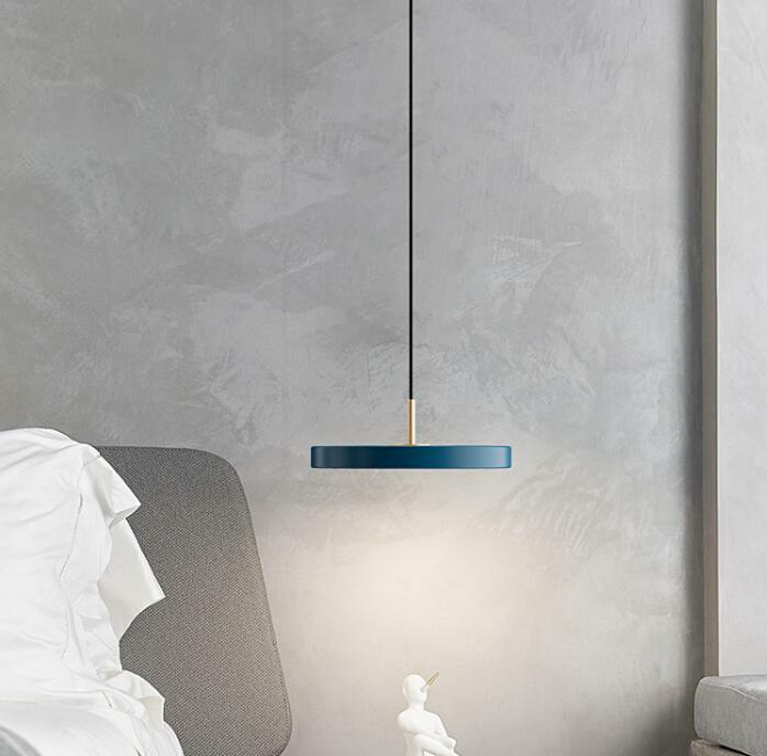 Lampu Gantung LED Sederhana Modern Desain Seni Lampu Liontin Bulat UFO Cocok untuk Kamar Tidur Ruang Makan Lampu Gantung Belajar