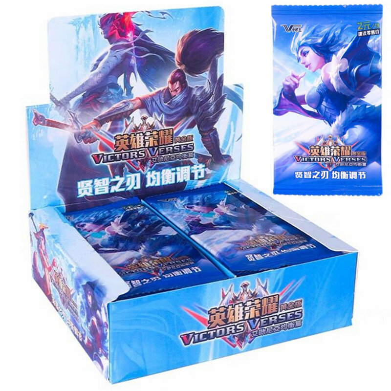 Original VICTORS versetti Hero Card Collection League of Legends Cards For Child Kids Toys Gift playing Tcg game cards Home Toys
