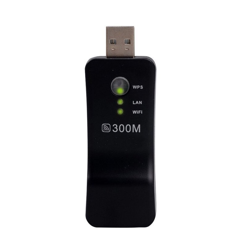 300 Мбит/с USB беспроводной Wi-Fi Смарт ТВ сетевой адаптер Универсальный HDTV RJ45 Lan порт ретранслятор AP WPS для Samsung LG Sony TV