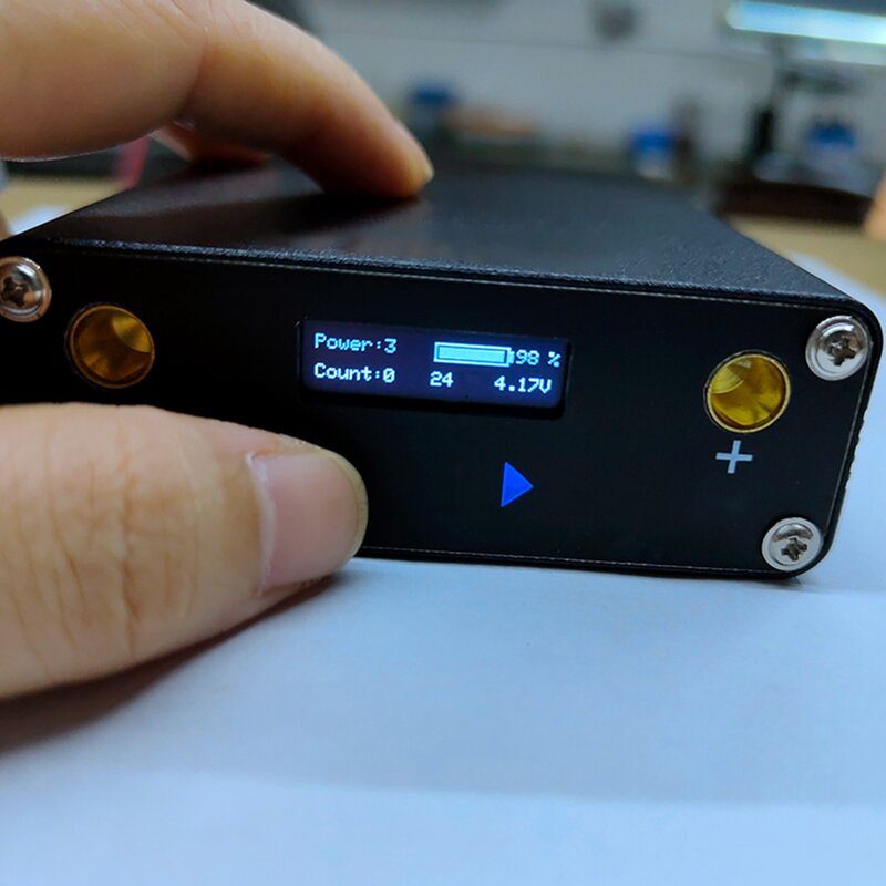 Mesin las Spot Mini, suplai daya Las portabel 1-20 Gear dapat diatur baterai 18650 dengan tampilan 5500mAh 5v