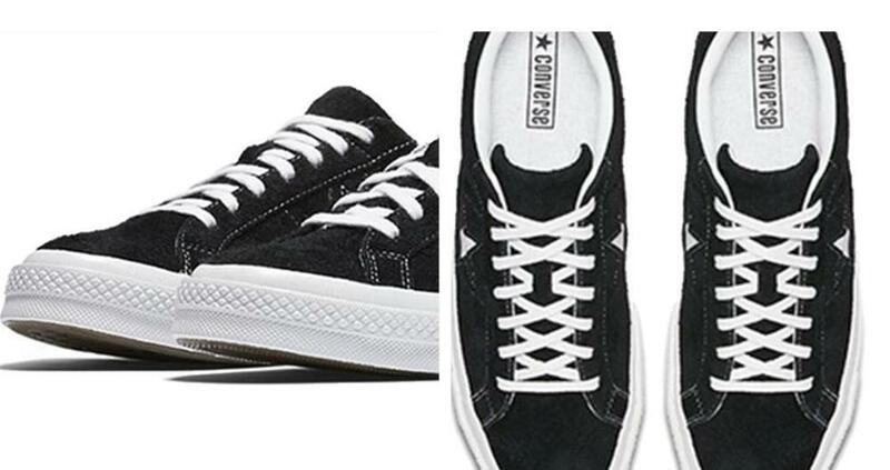 Converse-zapatos de lona para hombre y mujer, zapatillas clásicas unisex de ante bajo, color blanco y negro, para Skateboarding