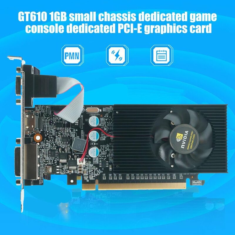 Gt9300 placa de vídeo do jogo 1gb placa gráfica para o desktop do jogo do computador placa gráfica do jogo do computador