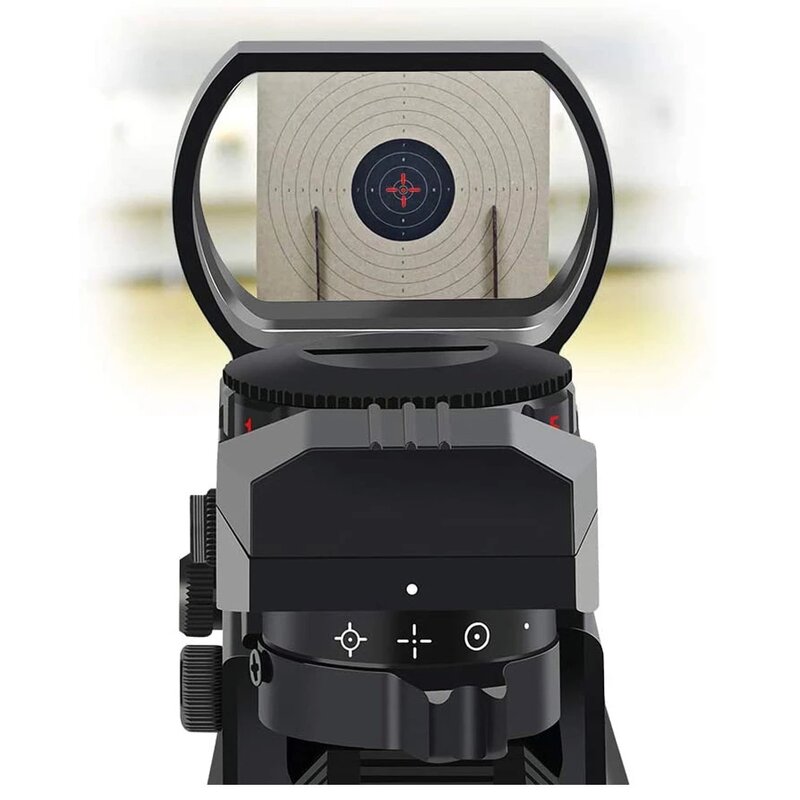 Visão Holográfica Red Dot Sight, 4 Retículo, Escopo Tático, Acessórios de Caça, Escopo para Espingarda, Airsoft, Trilho, 11mm, 20mm