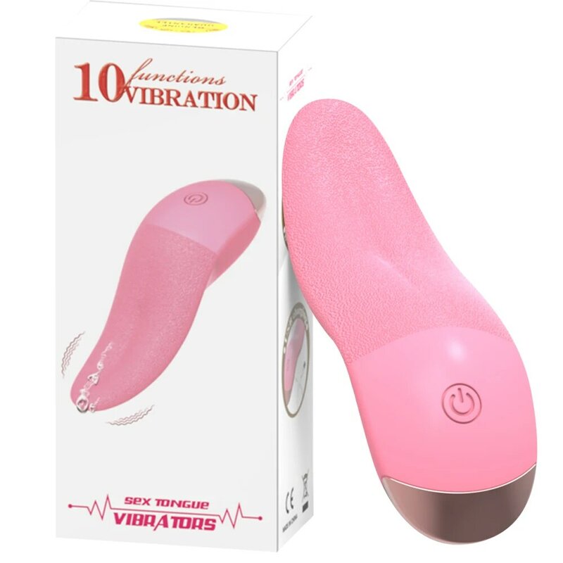 Tongue Licking Vibrator For Women G Spot Clitoral Stimulator Rechargeable Nipple Female Masturbator Mini Clit Sex Toys For Women