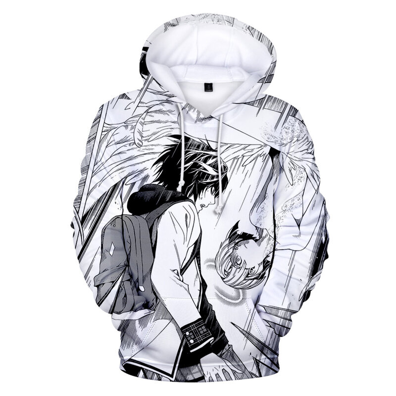 Sudadera con capucha de Manga larga para hombre y mujer, ropa de calle Harajuku Unisex, de Anime japonés, de talla grande, con estampado 3D, 2021