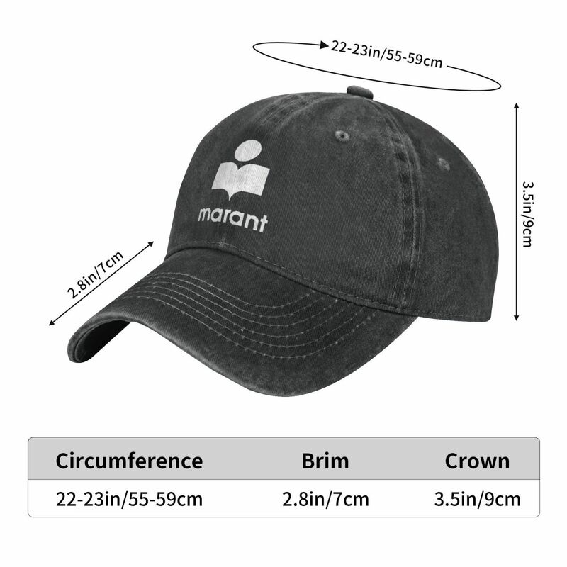 Marant Baseball Caps Peaked Cap French Brand Sun Shade Hats for Men