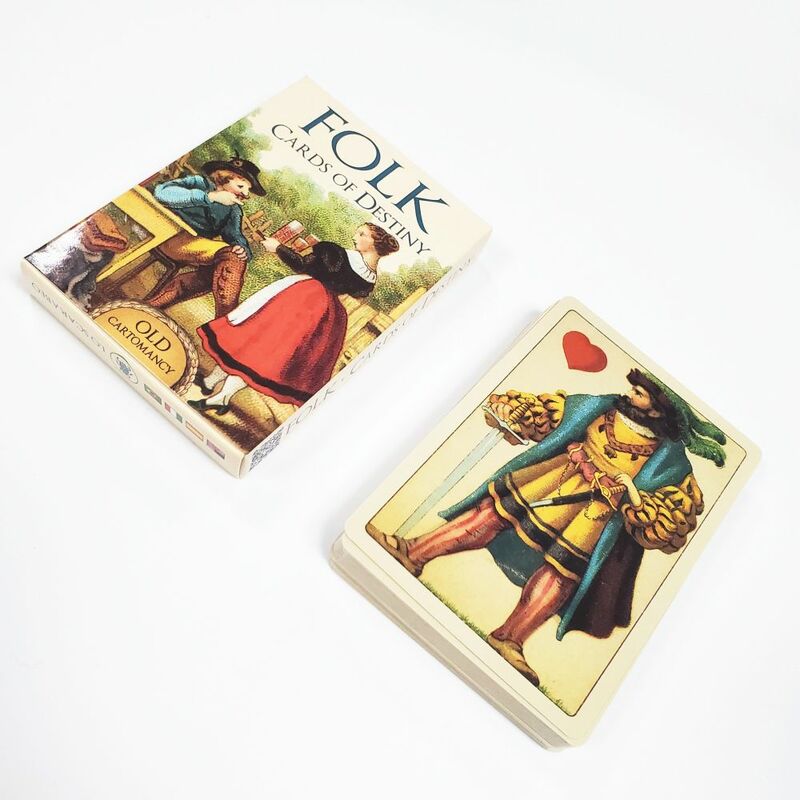 Neue Englisch Karten Folk Karten von Schicksal Einfach Tarot Deck Beratung von Fate Familie Freunde Freizeit Party Bord Spiele