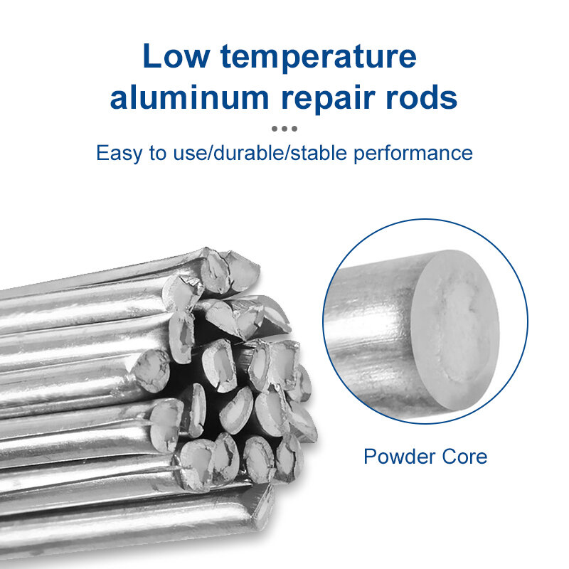 Uniwersalne pręty spawalnicze miedź aluminium, żelazo drut spawalniczy ze stali nierdzewnej drut lutowniczy elektrody spawalnicze