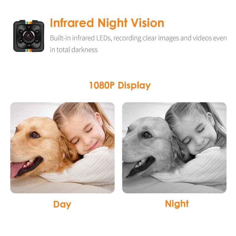 Top sells 1080P HD Mini Camera Sensor Night Vision Camcorder Motion DVR Micro Camera Sport DV Video small Camera Cam PK A9