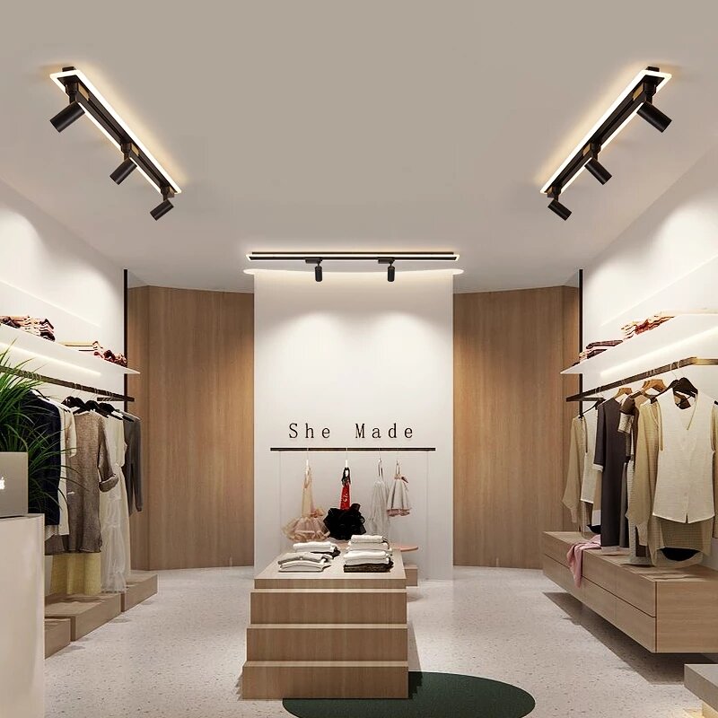 Nowe nowoczesne oświetlenie sufitowe Led z reflektorem lampa sufitowa do salonu sypialnia jadalnia sklep odzieżowy lampa do korytarza
