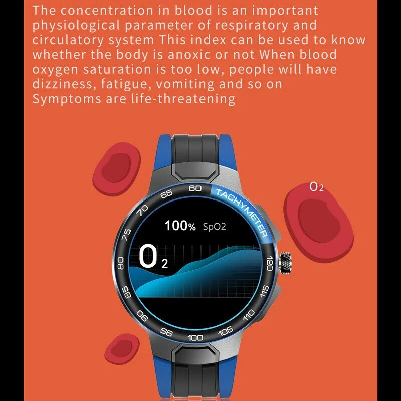 Rollstimi-reloj inteligente para hombre y mujer, nuevo accesorio de pulsera resistente al agua IP68 con control del ritmo cardíaco y modos deportivos, compatible con HUAWEI, Android e IOS